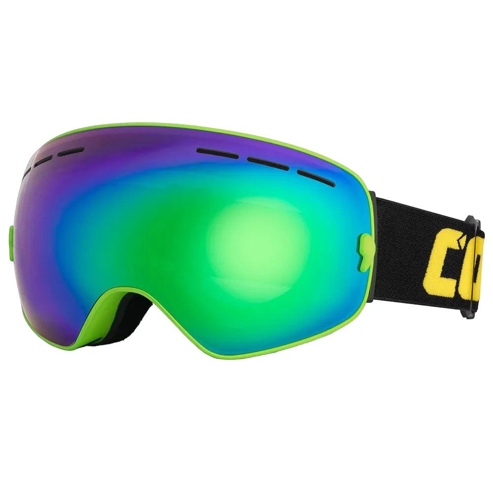 Masque de ski panoramique anti-buée et UV400 – Vision XXL