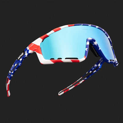 EliteV Polarized 3 Lens Sports Sunglasses 