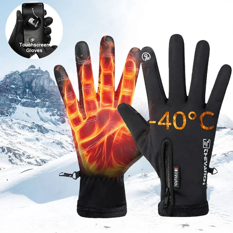 Gants imperméables et tactiles