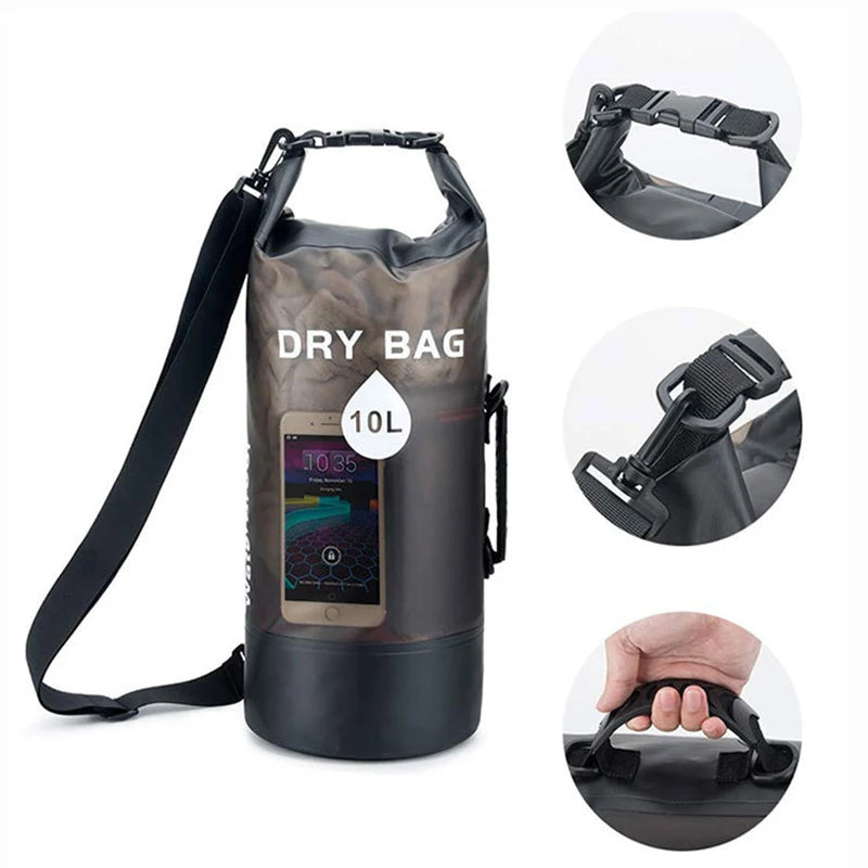 sac de rangement étanche 10L 20L pour natation, Trekking