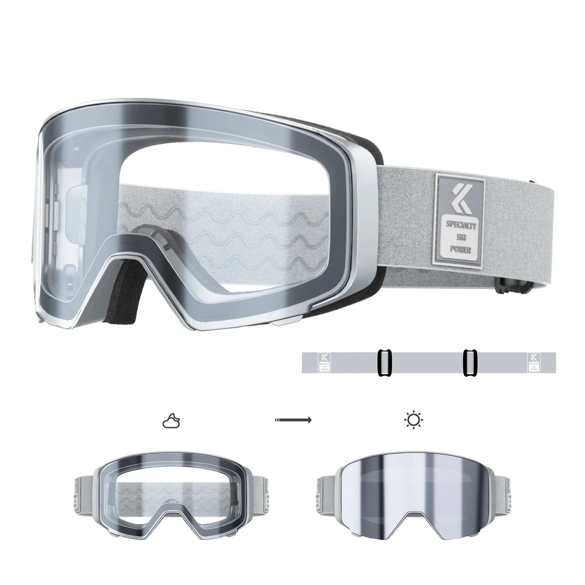 Masque de ski Street of Wild K724