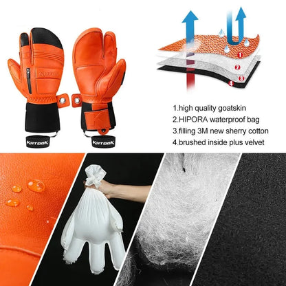 High quality winter sports mittens with 3M technology