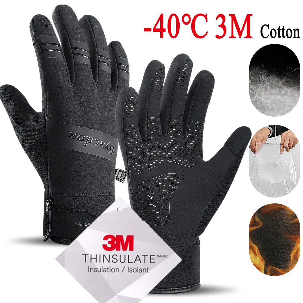 Gants hiver thermiques -40° technologie ISOLANT 3M