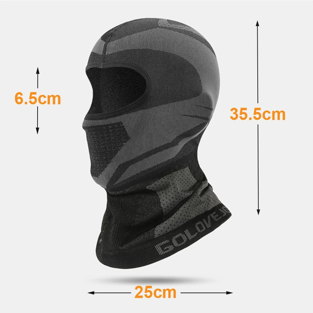 Breathable warm technical balaclava