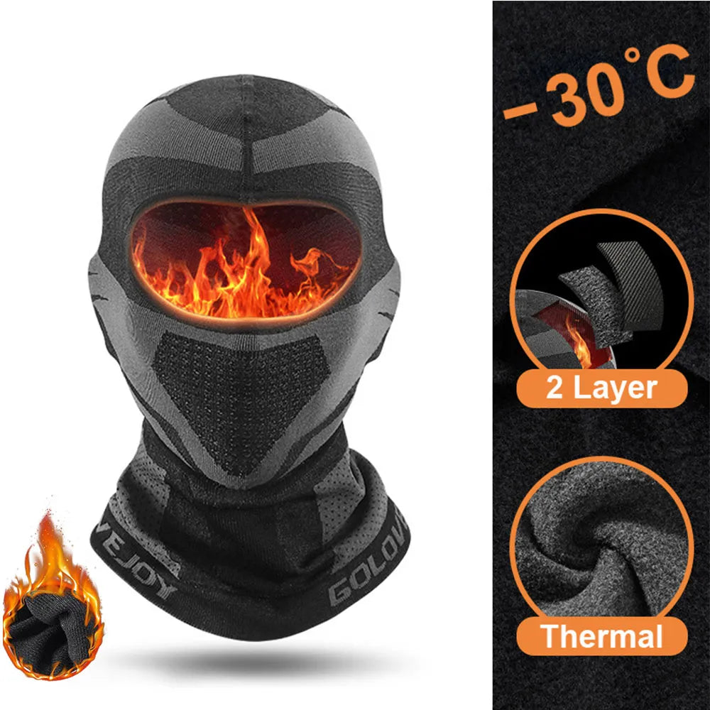 Breathable warm technical balaclava