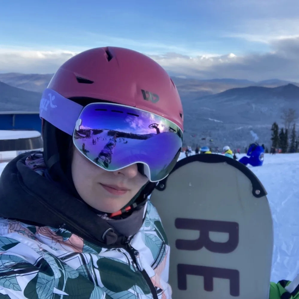 Masque de ski panoramique anti-buée et UV400 – Vision XXL