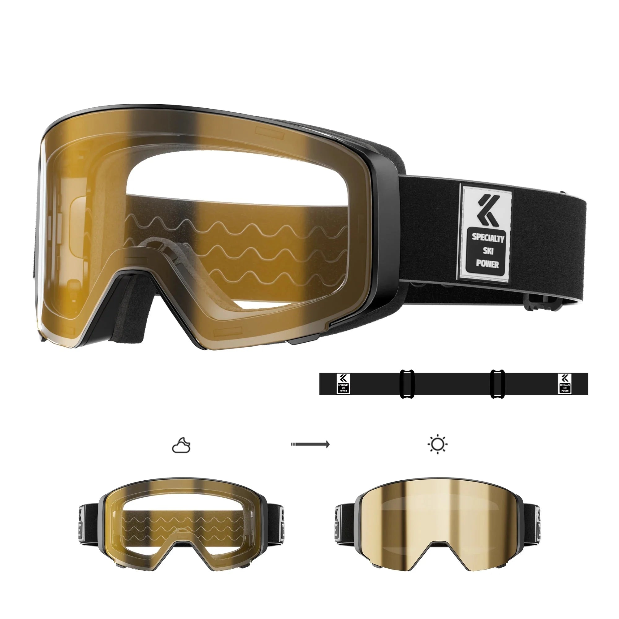 Masque de ski Street of Wild K724