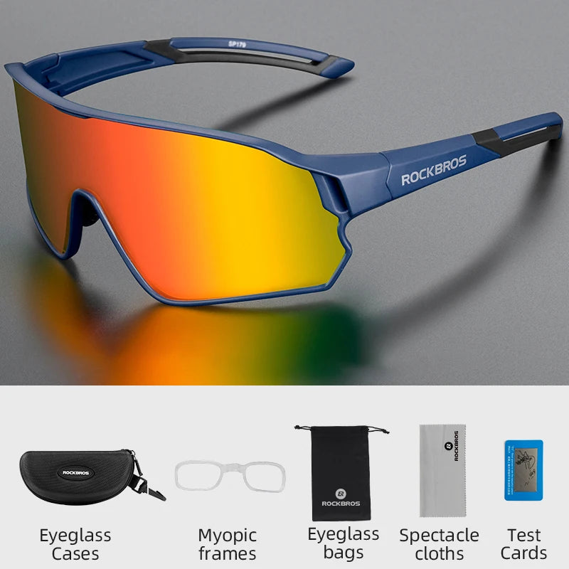 Lunettes de Cyclisme Polarisées ROCKBROS UV400