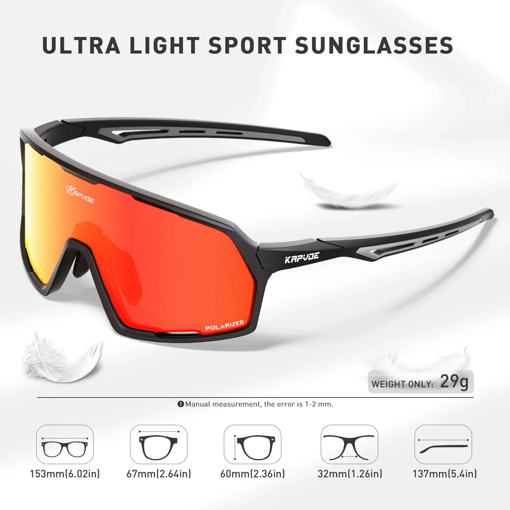 Lunettes de Sport K160 – Vision Polarisée & Stabilité Optimale