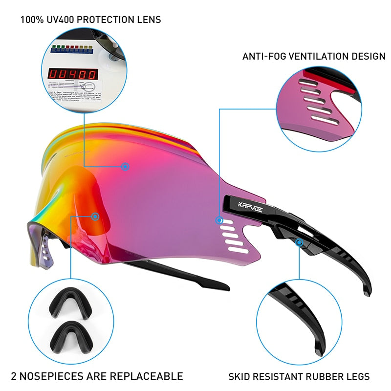 New 1 Lens Sports Sunglasses