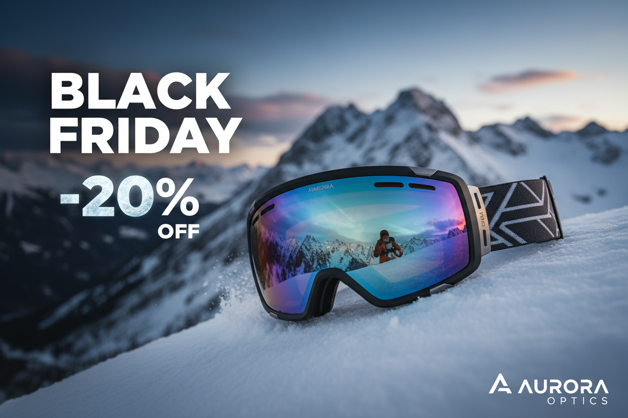 génère moi un image pour le black Friday pour les masques de ski a -20% au format page d'accueil pour la section collage best seller 